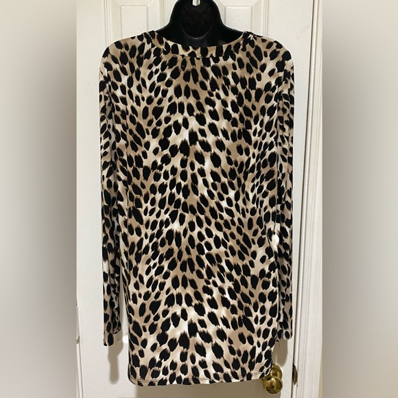 🔥Final Price🔥⭐️NWT⭐️Classy Plus Size Leopard Blouse by INCInternational Concepts - Picture 8 of 8